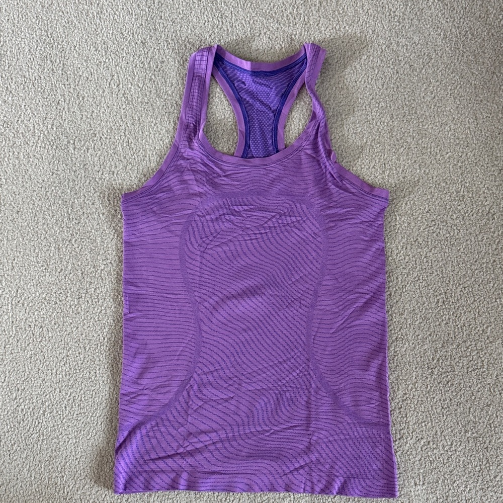 lululemon athletica Purple Racerback Tank Top